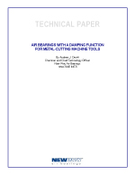 new way air bearings technical report air bearings for cutting machine tools