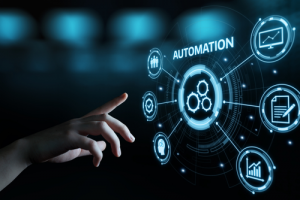 Automation technology concept for the future.