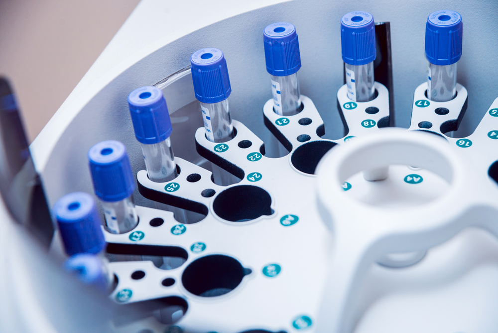 Vials in a Rotating Assembly