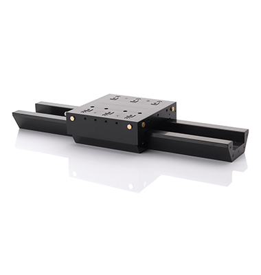 Product image of New Way Air Bearings Dovetail Linear Air Slide on a white background