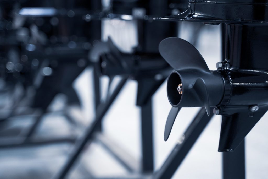 Outboard motor propellers