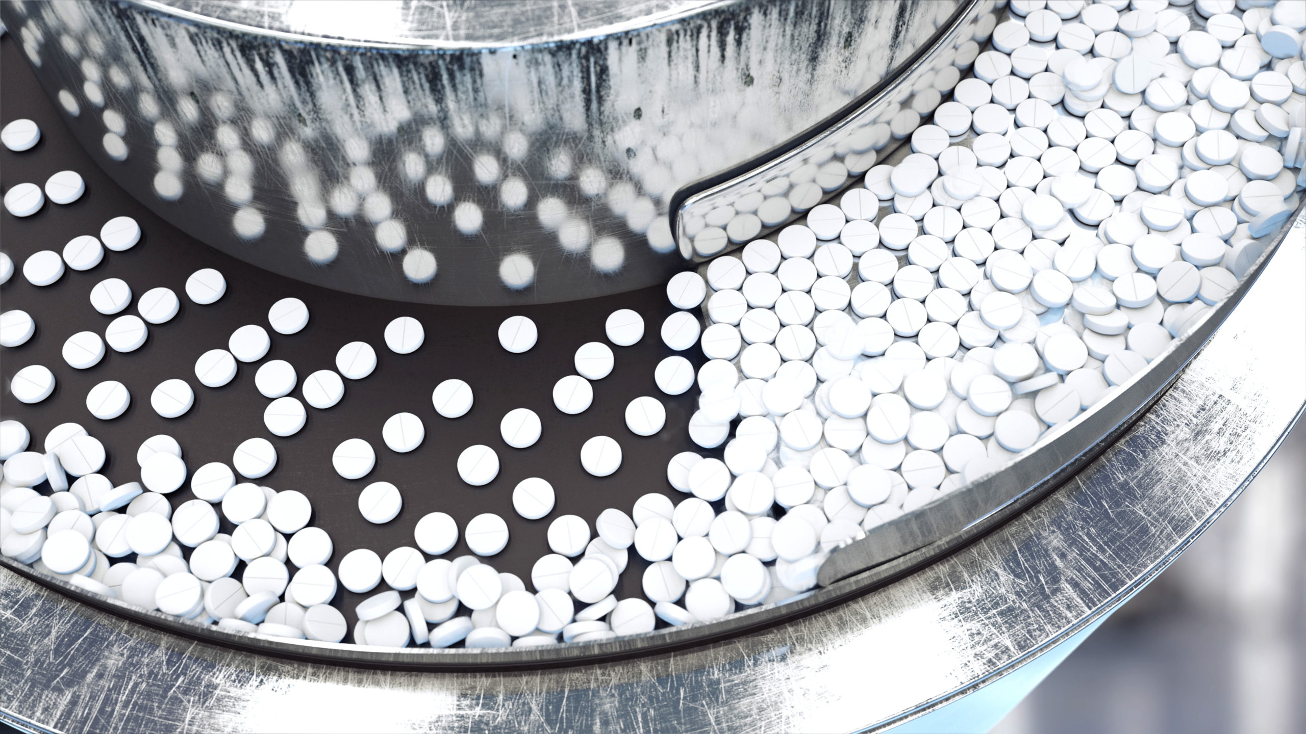 Pharmaceutical manufacturing pill sorting machine
