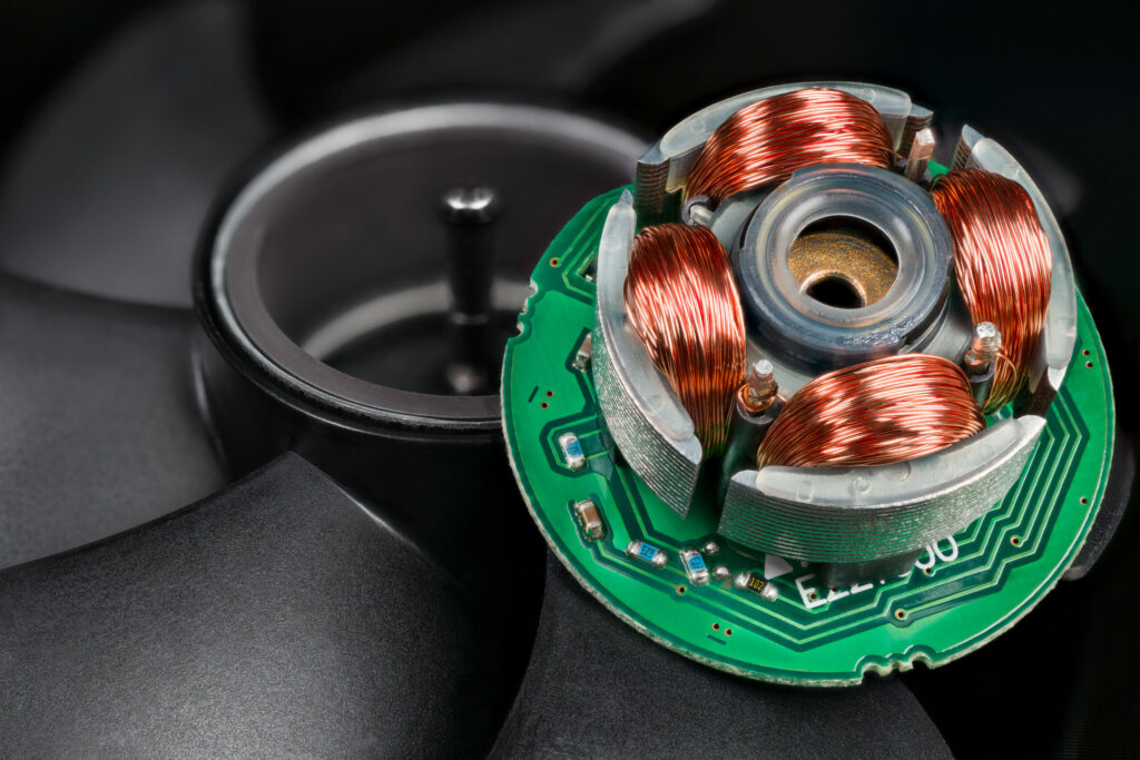 Internal of an electric motor