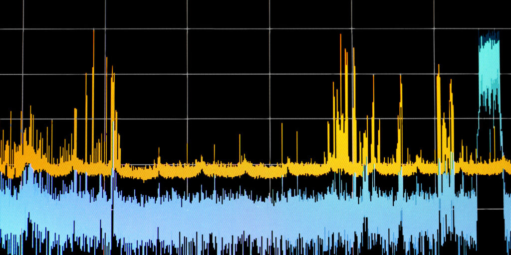Frequency spectrum graph